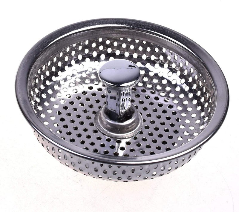 JDYYICZ Pack of 2 Kitchen Sink Drain Strainer Basket and Stopper - Image 3